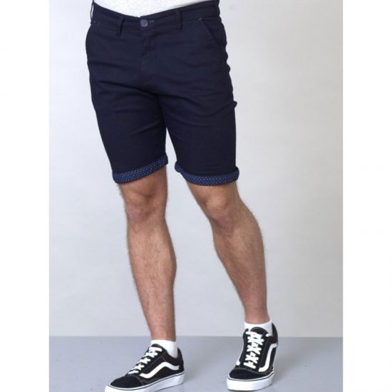 D555 Luke Stretch Shorts Navy - Shortsit - Shortsit, isot koot – W40-W60