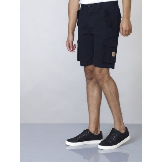 D555 Larry Cargo Shorts Navy - Shortsit - Shortsit, isot koot – W40-W60
