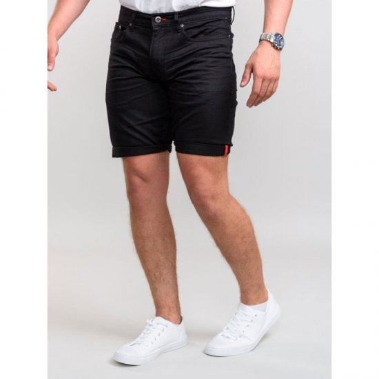 D555 Gilbert Stretch Shorts Black - Shortsit - Shortsit, isot koot – W40-W60