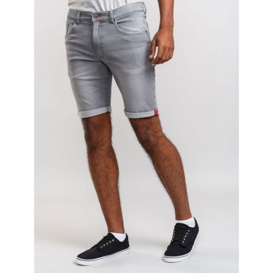 D555 Griffin Denim Shorts Grey - Shortsit - Shortsit, isot koot – W40-W60