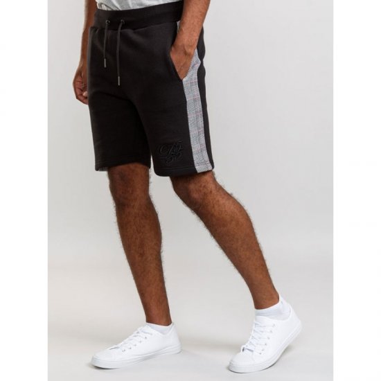 D555 Hayes Sweat-shorts Black - Collegehousut ja collegeshortsit - Miesten Isot collegehousut ja collegeshortsit