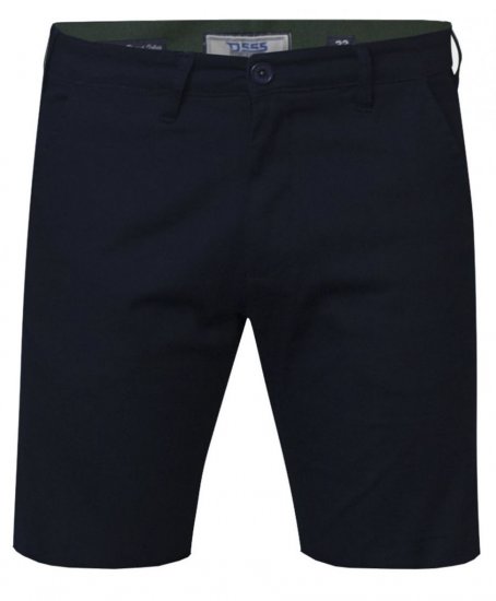 D555 Opala-1 Stretch Chino Shorts Navy - Shortsit - Shortsit, isot koot – W40-W60