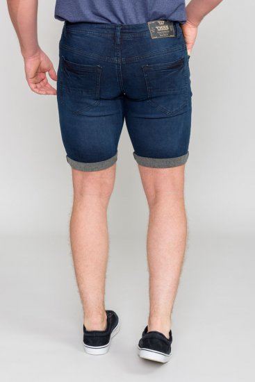 D555 BRENTWOOD Dark Blue Denim Shorts - Shortsit - Shortsit, isot koot – W40-W60