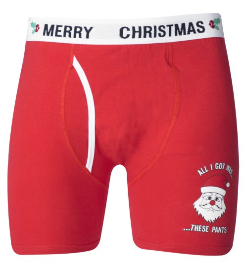 D555 Claus Christmas Boxers 2-pack - Alusvaatteet & uimavaatteet - Miesten Isot alusvaatteet 