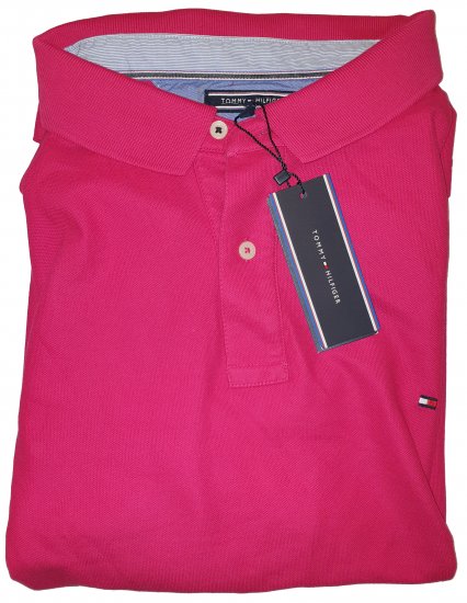Tommy Hilfiger Classic Polo Dark Pink - Motleyn huhtikuun hullu ale - 