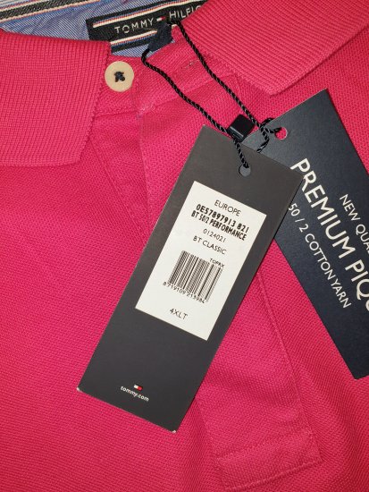 Tommy Hilfiger Classic Polo Dark Pink - Motleyn huhtikuun hullu ale - 