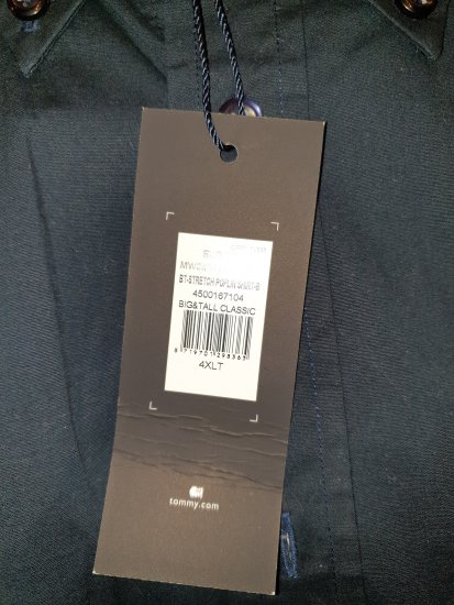 Tommy Hilfiger Stretch Poplin Shirt Black - Motleyn huhtikuun hullu ale - 