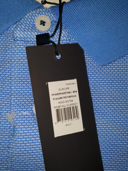 Tommy Hilfiger Jacquard Structure Polo Blue - Motleyn huhtikuun hullu ale - 