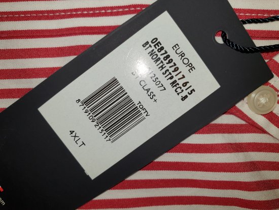 Tommy Hilfiger North Stripe Long Sleeve Shirt Red - Motleyn huhtikuun hullu ale - 