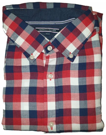 Tommy Hilfiger Red Check Long Sleeve Shirt - Motleyn huhtikuun hullu ale - 