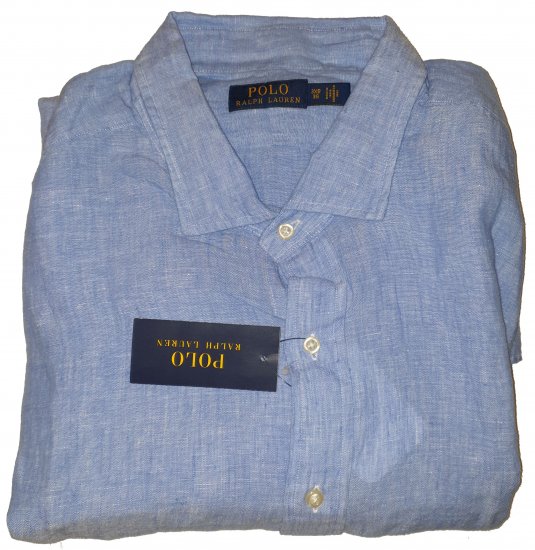 Polo Ralph Lauren 8003 Long Sleeve Shirt Blue - Motleyn huhtikuun hullu ale - 