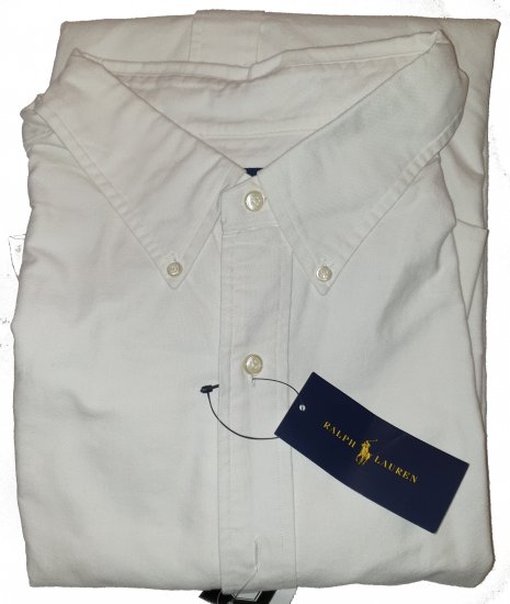 Ralph Lauren TC6U White Shirt - Motleyn huhtikuun hullu ale - 