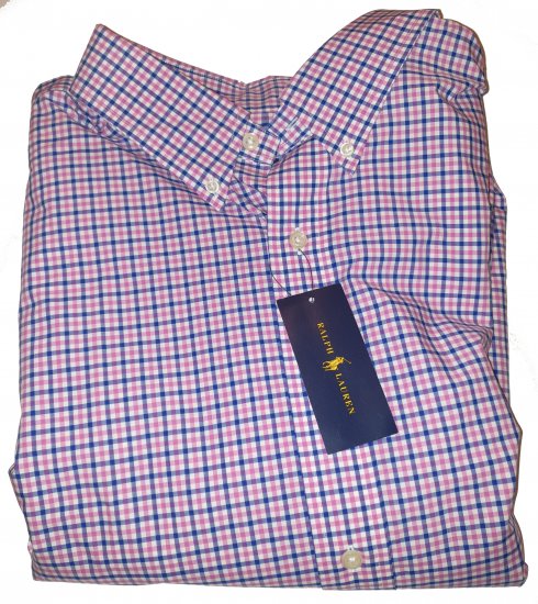 Ralph Lauren TC6D Shirt Pink/Royal - Motleyn huhtikuun hullu ale - 