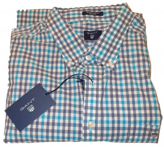 Gant 347620 Shirt Blue - Motleyn huhtikuun hullu ale - 