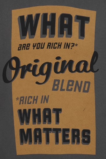 Blend Hoodie 4285 Asphalt Grey - Hupparit ja collegepaidat - Miesten hupparit ja collegepaidat isot koot