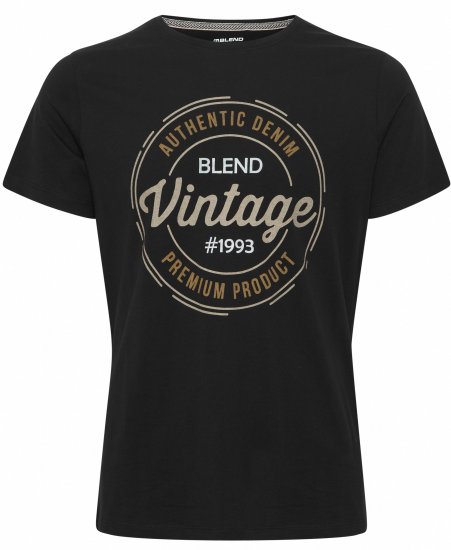 Blend 8411 T-Shirt Black - T-paidat - Isot T-paidat 2XL – 14XL