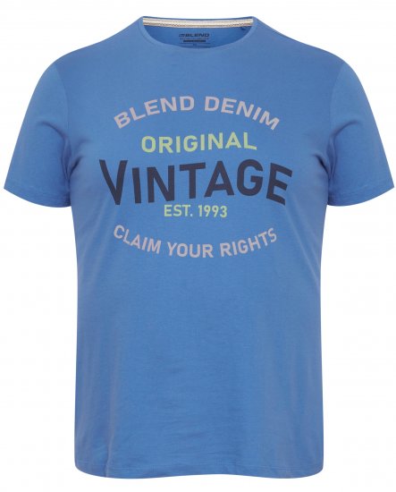 Blend 5018 T-Shirt Blue - T-paidat - Isot T-paidat 2XL – 14XL