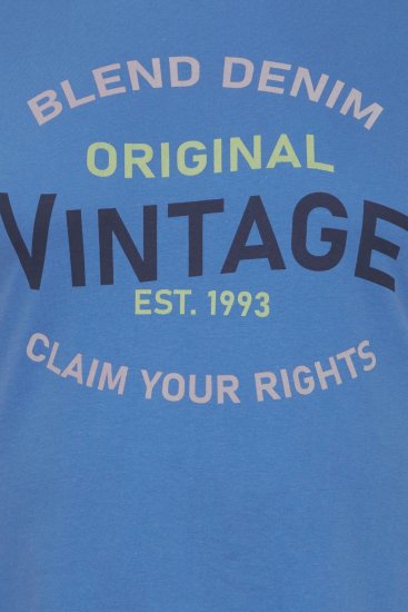 Blend 5018 T-Shirt Blue - T-paidat - Isot T-paidat 2XL – 14XL