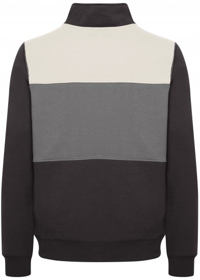 Blend 5282 Full Zipper Sweatshirt Black - Hupparit ja collegepaidat - Miesten hupparit ja collegepaidat isot koot