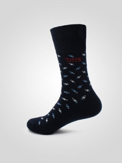 D555 Harold 3 Extra Wide Comfort Fit Socks 3-pack Navy/Denim - Alusvaatteet & uimavaatteet - Miesten Isot alusvaatteet 