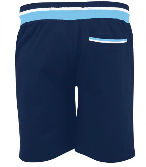 D555 DAGENHAM Jersey Shorts Navy - Collegehousut ja collegeshortsit - Miesten Isot collegehousut ja collegeshortsit
