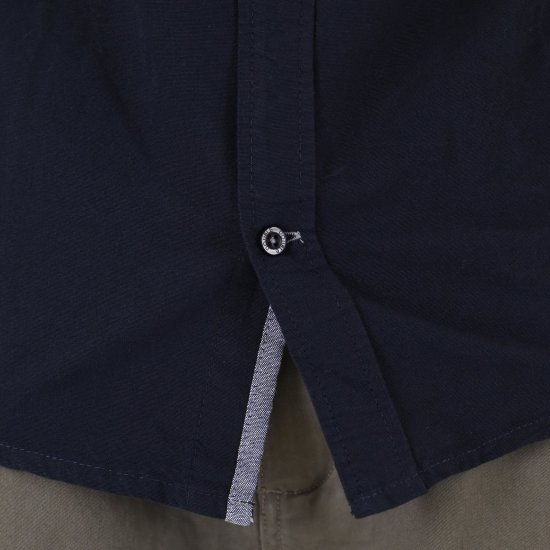 Double Outfitters GS-5225 Oxford-paita Tummansininen - Kauluspaidat - Miesten isot kauluspaidat 2XL – 8XL