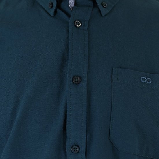 Double Outfitters GS-5225 Oxford-paita Tummanvihreä - Kauluspaidat - Miesten isot kauluspaidat 2XL – 8XL