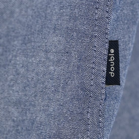 Double Outfitters GS-5225 Oxford-paita Vaaleansininen - Kauluspaidat - Miesten isot kauluspaidat 2XL – 8XL