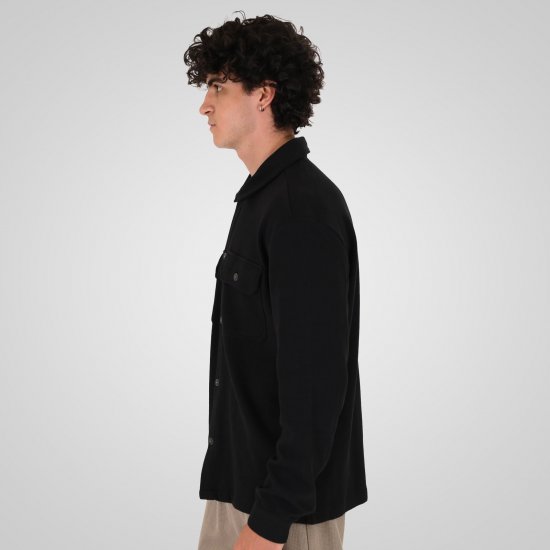 Double Outfitters GS-5237 Paitatakki Musta - Kauluspaidat - Miesten isot kauluspaidat 2XL – 8XL