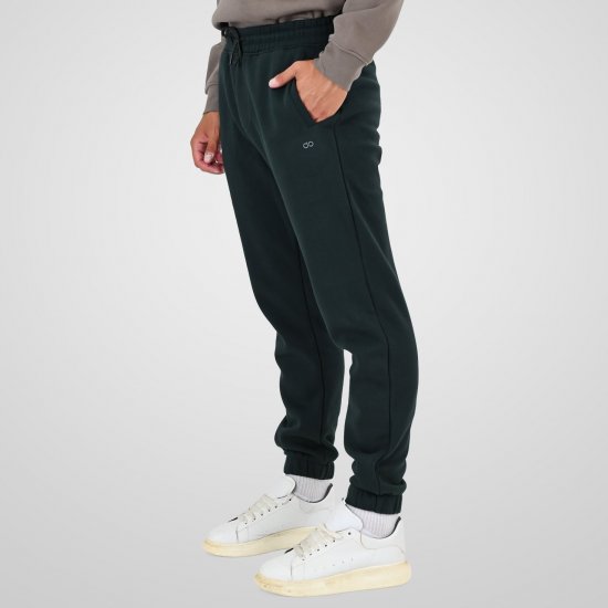 Double Outfitters MPAN-6055 Collegehousut Tummanvihreä - Collegehousut ja collegeshortsit - Miesten Isot collegehousut ja collegeshortsit