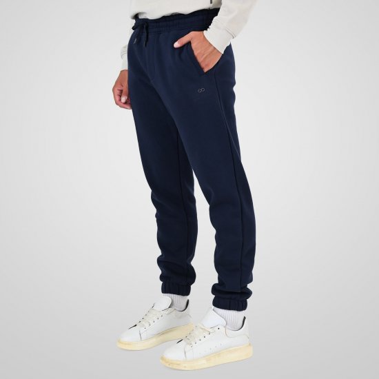 Double Outfitters MPAN-6055 Collegehousut Tummansininen - Collegehousut ja collegeshortsit - Miesten Isot collegehousut ja collegeshortsit