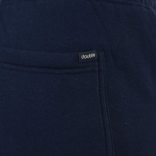 Double Outfitters MPAN-6055 Collegehousut Tummansininen - Collegehousut ja collegeshortsit - Miesten Isot collegehousut ja collegeshortsit