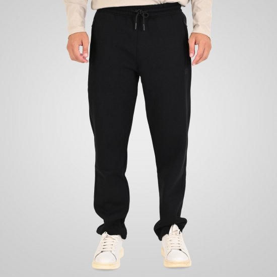 Double Outfitters MPAN-6056 Collegehousut Musta - Collegehousut ja collegeshortsit - Miesten Isot collegehousut ja collegeshortsit