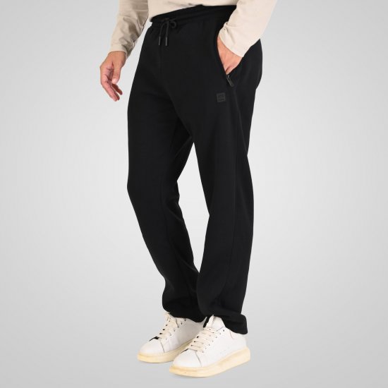 Double Outfitters MPAN-6056 Collegehousut Musta - Collegehousut ja collegeshortsit - Miesten Isot collegehousut ja collegeshortsit