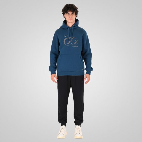 Double Outfitters MPAN-6057 Collegehousut Musta - Collegehousut ja collegeshortsit - Miesten Isot collegehousut ja collegeshortsit