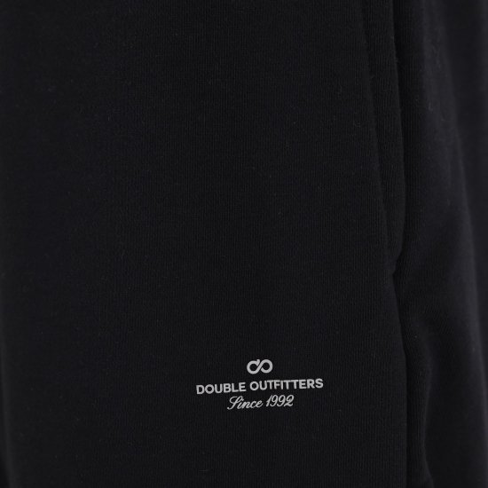 Double Outfitters MPAN-6058 Collegehousut Musta - Collegehousut ja collegeshortsit - Miesten Isot collegehousut ja collegeshortsit