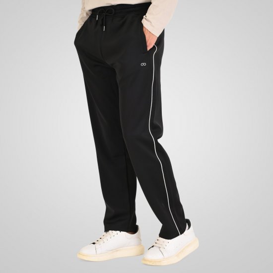 Double Outfitters MPAN-6061 Collegehousut Musta - Collegehousut ja collegeshortsit - Miesten Isot collegehousut ja collegeshortsit