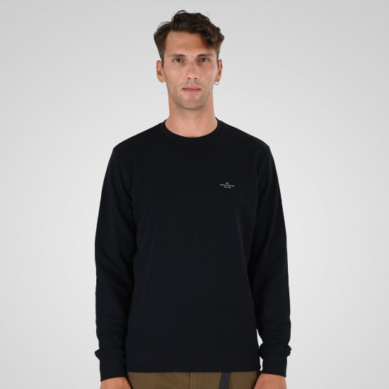 Double Outfitters MTOP-1141 Collegepaita Musta - Hupparit ja collegepaidat - Miesten hupparit ja collegepaidat isot koot