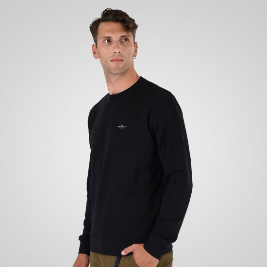 Double Outfitters MTOP-1141 Collegepaita Musta - Hupparit ja collegepaidat - Miesten hupparit ja collegepaidat isot koot