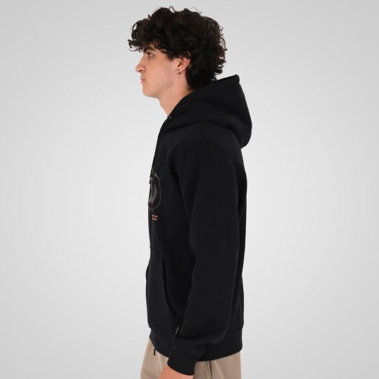 Double Outfitters MTOP-1146 Huppari Musta - Hupparit ja collegepaidat - Miesten hupparit ja collegepaidat isot koot