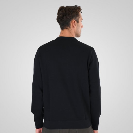 Double Outfitters MTOP-1151 Collegepaita Musta - Hupparit ja collegepaidat - Miesten hupparit ja collegepaidat isot koot