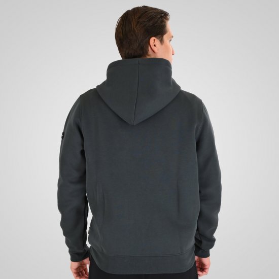 Double Outfitters MTOP-1160 Vetoketjullinen huppari Tummanvihreä - Hupparit ja collegepaidat - Miesten hupparit ja collegepaidat isot koot