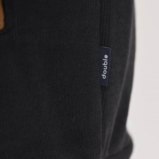 Double Outfitters SEL-1168 Vetoketjullinen collegetakki Musta - Hupparit ja collegepaidat - Miesten hupparit ja collegepaidat isot koot