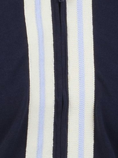 Mish Mash Belgrade Zip Through Polo Navy - Pikeepaidat - Miesten isot pikeepaidat
