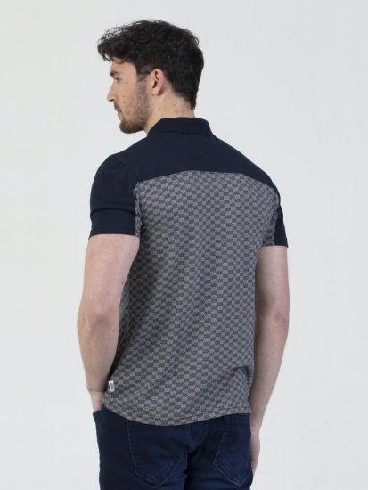Mish Mash Doha Contrast Polo Navy - Pikeepaidat - Miesten isot pikeepaidat