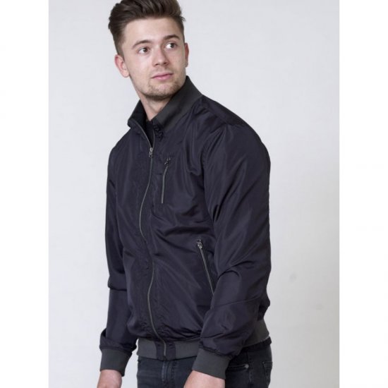 D555 Terron Bomber Jacket Black - Takit - Miesten Takit, isot koot – 2XL – 12XL