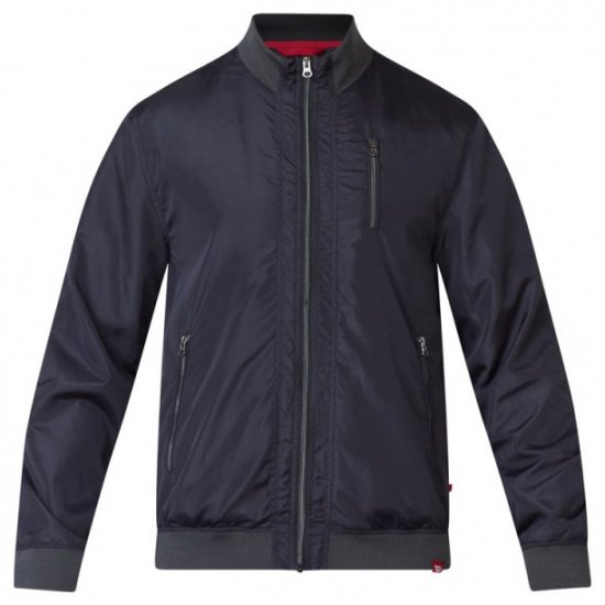 D555 Terron Bomber Jacket Black - Takit - Miesten Takit, isot koot – 2XL – 12XL
