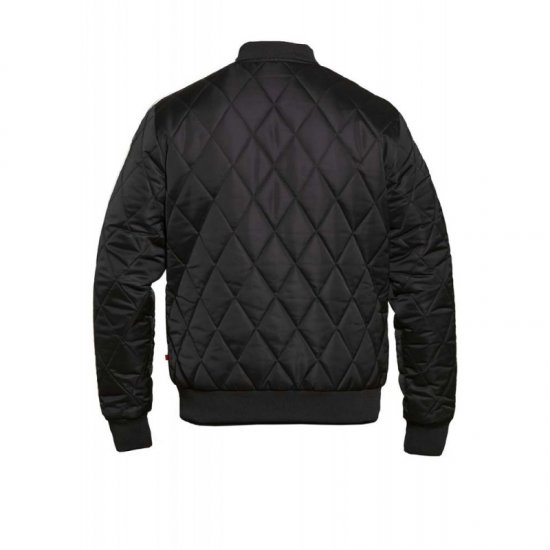 D555 Skipton Quilted Bomber Jacket Black - Takit - Miesten Takit, isot koot – 2XL – 12XL