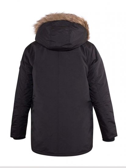 D555 Dundee Parka Jacket With Fur trimming and Teddy Fur Lined hood - Takit - Miesten Takit, isot koot – 2XL – 12XL