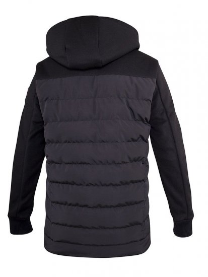 D555 Hampshire Hooded Quilted Jacket Black - Takit - Miesten Takit, isot koot – 2XL – 12XL